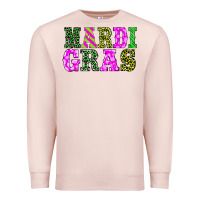 Pale Pink mardi gras Premium Sweatshirt - BarkalooDesign