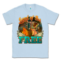 Land Of The Free 4th Of July Classic Tee | Teevron