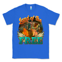 True Royal Land of the free 4th of july Classic Tee - HowdyJamesFarm