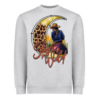 Heather Grey stay wild moon cowgirl Heavyweight Sweatshirt - RacoonDesign
