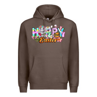 Coffee Happy Easter Premium Hoodie - CowhideDigitalArt