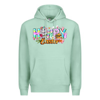 Seafoam Happy Easter Premium Hoodie - CowhideDigitalArt