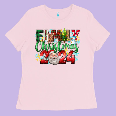 Family Christmas 2024 Ladies Tee Designed By Texasbilliewilder