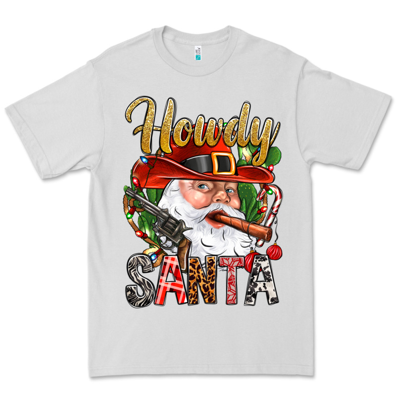 Howdy Santa Premium Tee by NancyCooperArtShop | Teevron