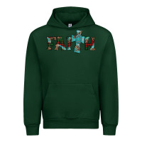 Forest Green faith christmas cross Urban Hoodie - AdoDesignShop