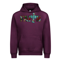 Mauve Wine faith christmas cross Urban Hoodie - AdoDesignShop