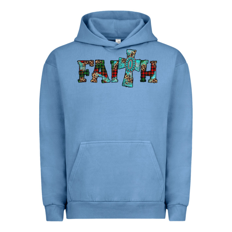 Faith Christmas Cross Urban Hoodie by AdoDesignShop | Teevron