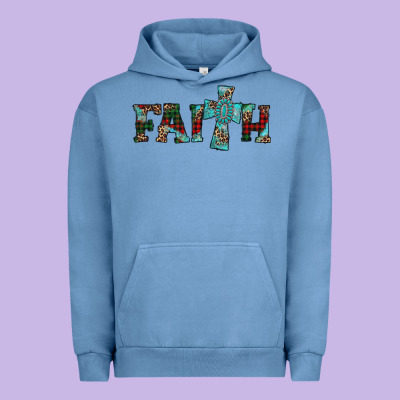 Faith Christmas Cross Urban Hoodie Designed By Adodesignshop