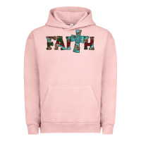 Pigment Salmon faith christmas cross Urban Hoodie - AdoDesignShop