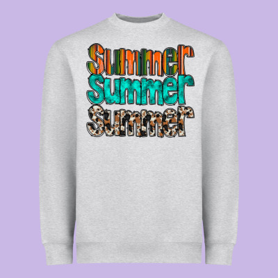 Summer Western Heavyweight Sweatshirt Designed By Racoondesign