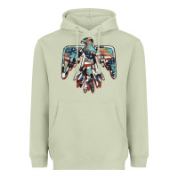 Matcha American flag thunderbird Heavyweight Hoodie - BarkalooDesign