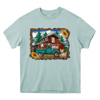 Arona western barn with farm animals Heavy Core Tee - RanaPortraitStore