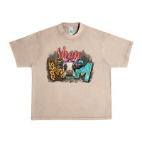 French Oak Show mom cow Urban Heavy Tee - CowGirlArtShop