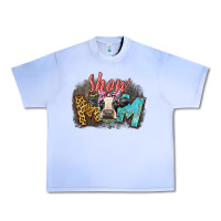 Grape Ice Show mom cow Urban Heavy Tee - CowGirlArtShop