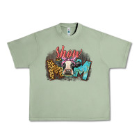 Oil Green Show mom cow Urban Heavy Tee - CowGirlArtShop