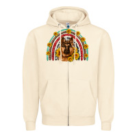 Sandshell german shepherd rainbow Zipper Hoodie - Artiststas