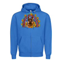 True Royal german shepherd rainbow Zipper Hoodie - Artiststas