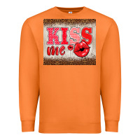 Carrot valentine's day kiss me Premium Sweatshirt - BarkalooDesign