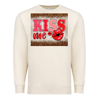 Valentine's Day Kiss Me Premium Sweatshirt | Teevron