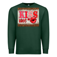Sports Green valentine's day kiss me Premium Sweatshirt - BarkalooDesign