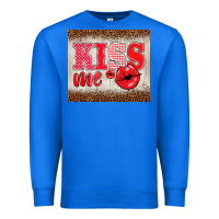 True Royal valentine's day kiss me Premium Sweatshirt - BarkalooDesign