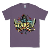 Lavender Oh my stars America wings 4th of july Classic Tee - HowdyJamesFarm