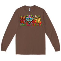 Chestnut Peace love cinco de mayo Long Sleeve Tee - FaDigitalArtStudio