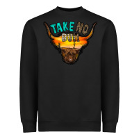 Black take no bull Heavyweight Sweatshirt - RacoonDesign