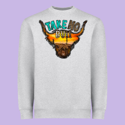 Take No Bull Heavyweight Sweatshirt Designed By Racoondesign