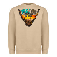 Mushroom take no bull Heavyweight Sweatshirt - RacoonDesign