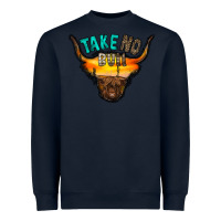 Navy take no bull Heavyweight Sweatshirt - RacoonDesign