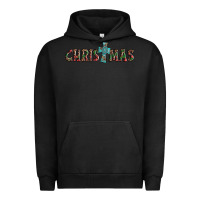 Pigment Black christmas cross Urban Hoodie - AdoDesignShop