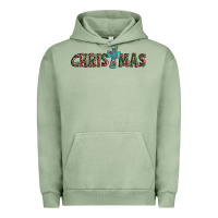 Pigment Oil Green christmas cross Urban Hoodie - AdoDesignShop