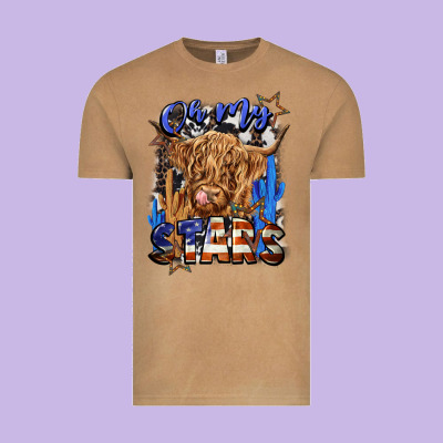 Oh My Stars Vintage Tee Designed By Cowgirlartshop