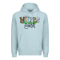 Blue Mist Happy Easter Premium Hoodie - CowhideDigitalArt
