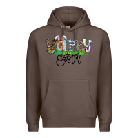 Coffee Happy Easter Premium Hoodie - CowhideDigitalArt