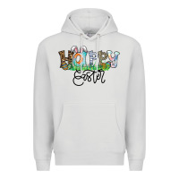 Dove Grey Happy Easter Premium Hoodie - CowhideDigitalArt