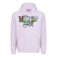 Lilac Happy Easter Premium Hoodie - CowhideDigitalArt