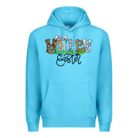 Ocean Blue Happy Easter Premium Hoodie - CowhideDigitalArt