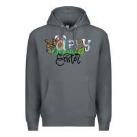 Rock Happy Easter Premium Hoodie - CowhideDigitalArt