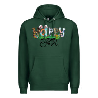 Sports Green Happy Easter Premium Hoodie - CowhideDigitalArt