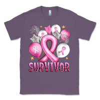 Lavender Balloons cancer ribbon survivor Classic Tee - Artiststas