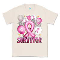 Natural Balloons cancer ribbon survivor Classic Tee - Artiststas