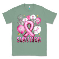 Sage Balloons cancer ribbon survivor Classic Tee - Artiststas