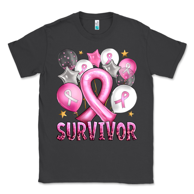 Balloons Cancer Ribbon Survivor Classic Tee by Artiststas | Teevron