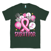 Sports Green Balloons cancer ribbon survivor Classic Tee - Artiststas