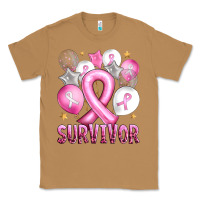 Toasted Coconut Balloons cancer ribbon survivor Classic Tee - Artiststas