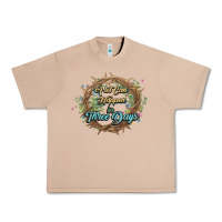Burro Crown of thorns Easter Day Urban Heavy Tee - HowdyJamesFarm