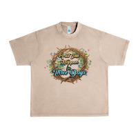 French Oak Crown of thorns Easter Day Urban Heavy Tee - HowdyJamesFarm