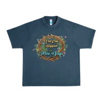 Midnight Navy Crown of thorns Easter Day Urban Heavy Tee - HowdyJamesFarm